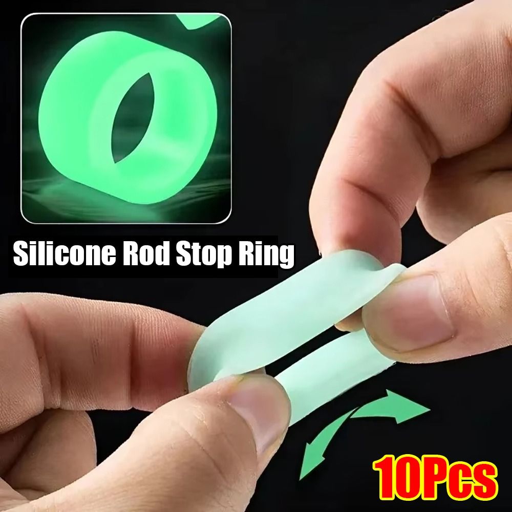 Fishing Equipment Parts - 10Pcs Durable Silicone Fishing Rod Anti-skid