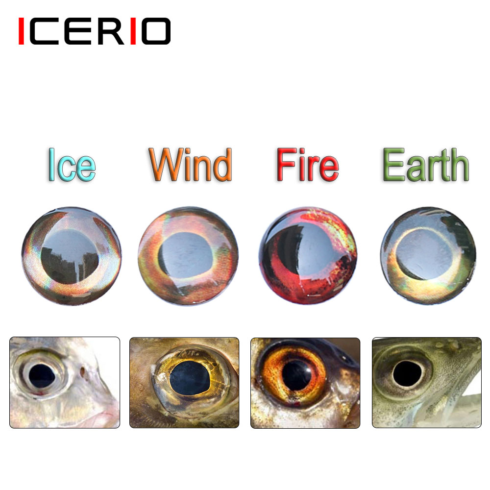 Fishing Equipment Parts - ICERIO 100 Chiếc Toàn Phương 3D