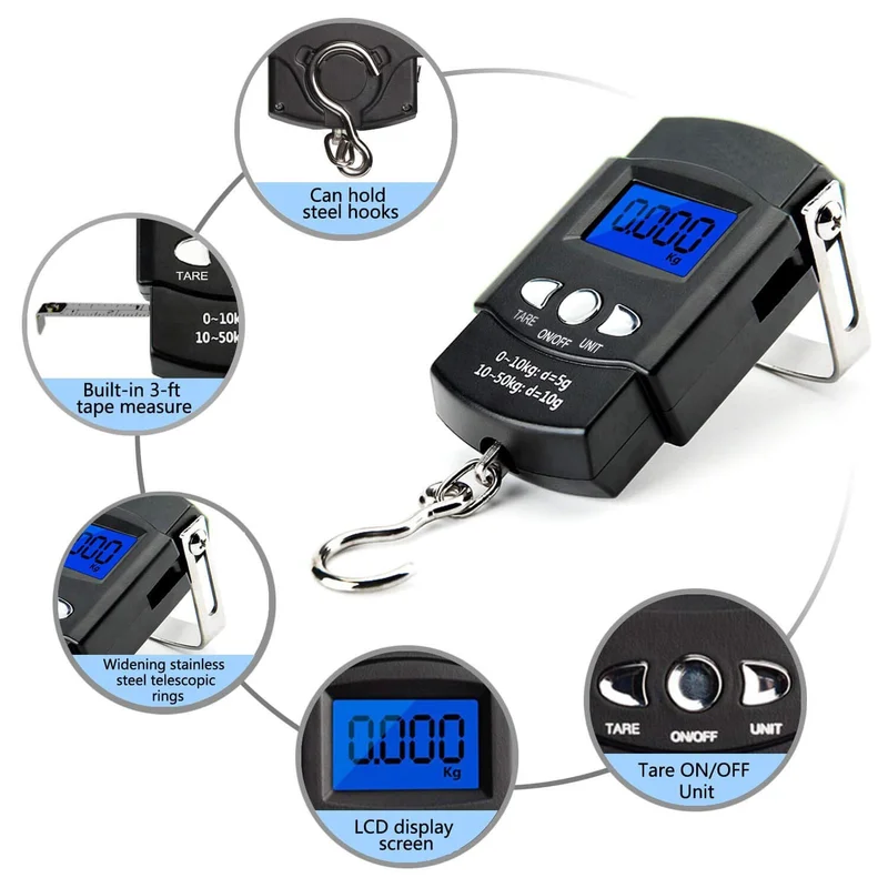 FLYSAND 110lb/50kg Electronic  - đánh giá và giá Fishing Equipment Parts