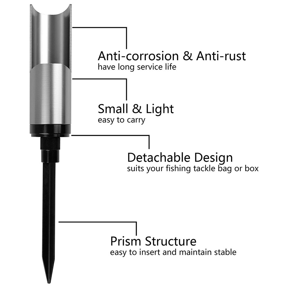 Hợp Kim Nhôm Giữ Cần Hỗ Trợ Đế - đánh giá và giá Fishing Equipment Holder