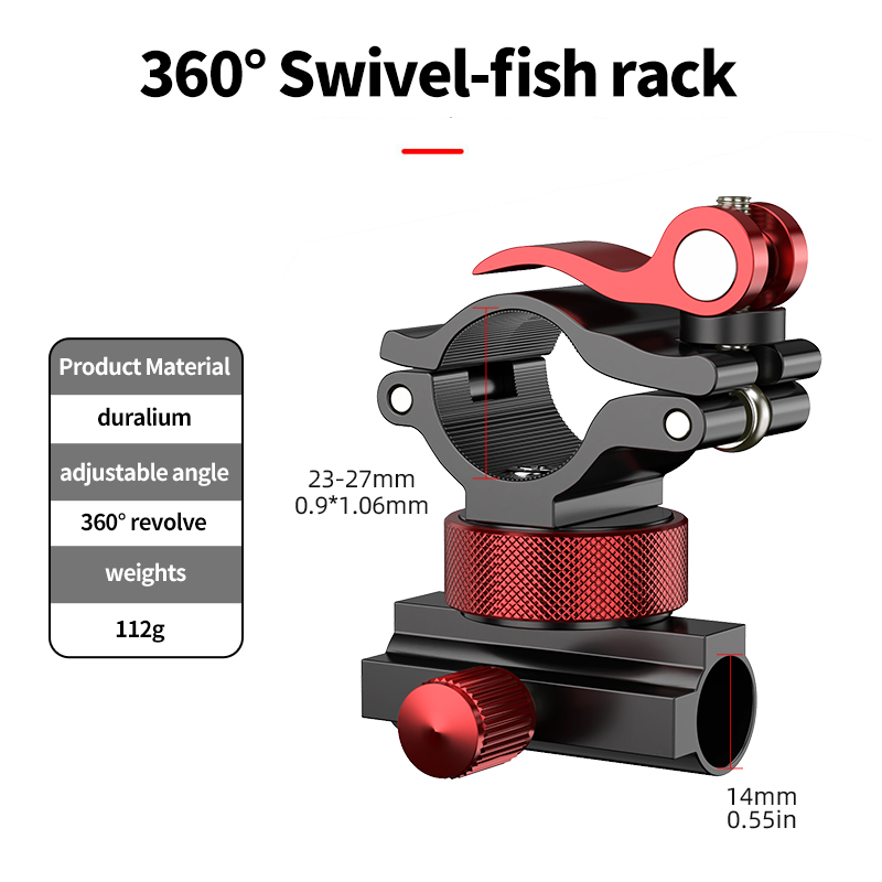 Aluminum alloy fishing accesso - đánh giá và giá Fishing Equipment Holder