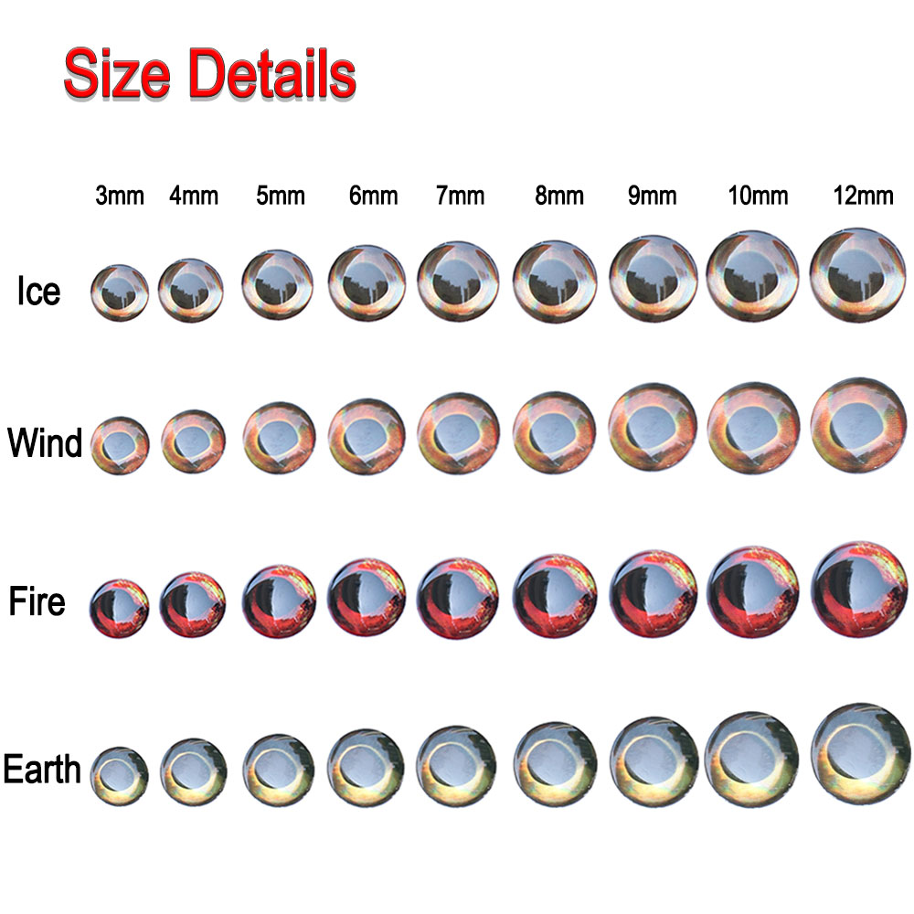 ICERIO 100 Chiếc Toàn Phương 3 - đánh giá và giá Fishing Equipment Parts