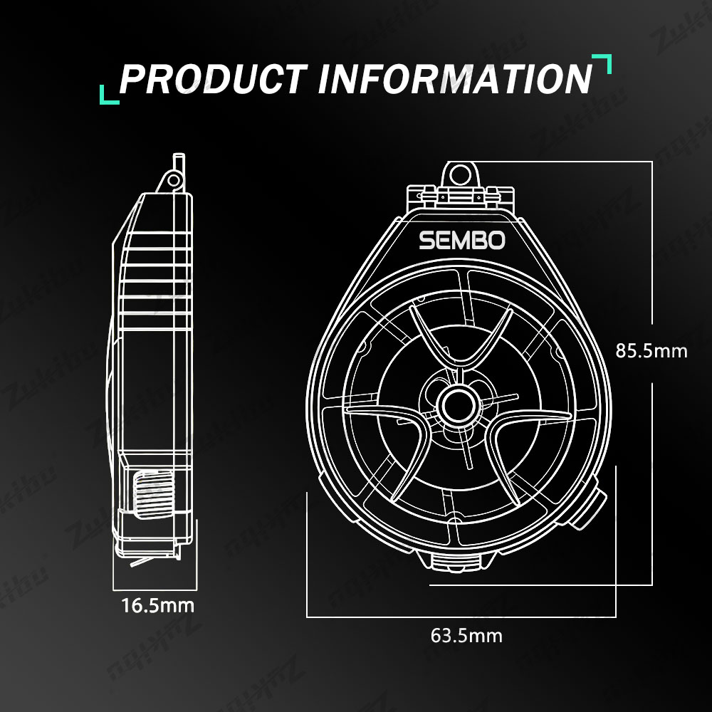 ZUKIBO Compact Line Storage Bo - đánh giá và giá Fishing Equipment Parts