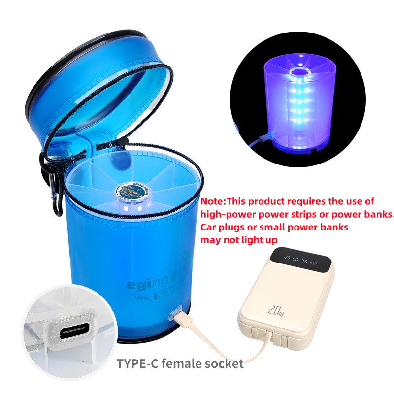 New Fishing Bags Lure UV Glow  - đánh giá và giá Fishing Equipment Bait