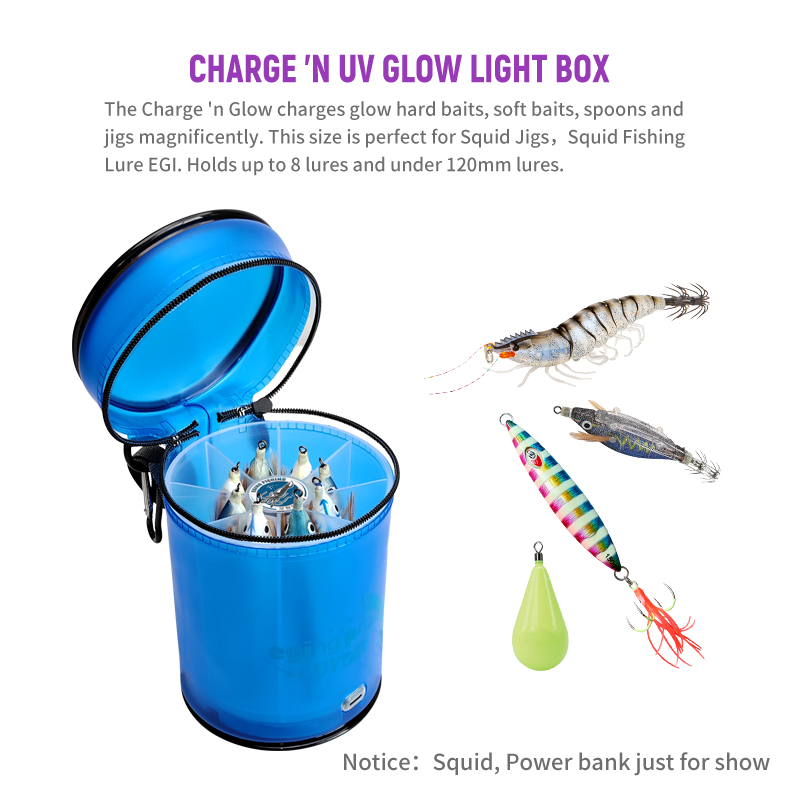 New Fishing Bags Lure UV Glow  - đánh giá và giá Fishing Equipment Bait