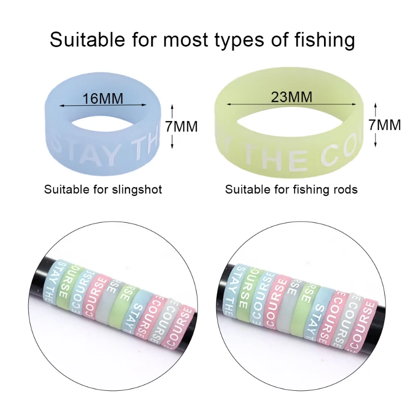 20PCS Anti Slip Silicone Multi - đánh giá và giá Fishing Equipment Parts